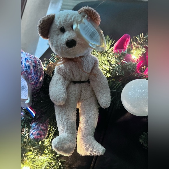 TY BEANIE BABY COLLECTABLE BEARS HOLIDAY LIGHT UP WREATH - Picture 4 of 16